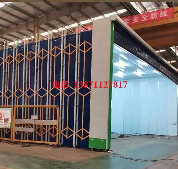 榆林安全保护钢结构厂移动伸缩房